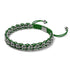 Laubfrosch-Glieder | Mini-Kismet-Armband | Grün x Silber